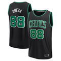 Elroe B.Celtics #88 Neemias Queta Black Fast Break Replica Player Jerseys - Statement Edition