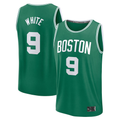 Elroe B.Celtics #9 Derrick White  Kelly Green Fast Break Replica Player Jerseys - Icon Edition