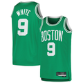 Elroe B.Celtics #9 Derrick White Kelly Green Swingman Jerseys - Icon Edition