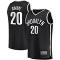 Elroe B.Nets #20 Day'Ron Sharpe  Black Fast Break Replica Jerseys - Icon Edition