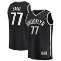 Elroe B.Nets #77 Ben Saraf  Black Fast Break Replica Jerseys - Icon Edition