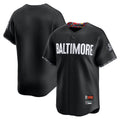 Elroe B.Orioles Black City Connect Limited Home Game Blank Player Stitched Jerseys
