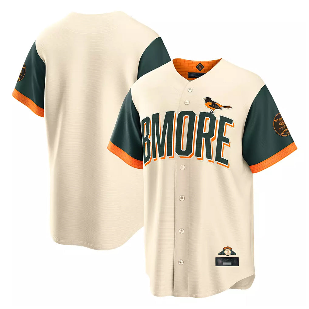 Elroe B.Orioles Cream 2026 City Connect Home Blank Player Stitched Jerseys