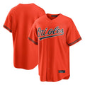 Elroe B.Orioles Orange Home Game Blank Player Stitched Jerseys