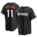Elroe B.Orioles #11 Jordan Westburg Player Black City Connect Home Game Stitched Jerseys