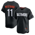 Elroe B.Orioles #11 Jordan Westburg Player Black City Connect Limited Home Game Stitched Jerseys
