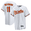 Elroe B.Orioles #11 Jordan Westburg Player White Home Game Stitched Jerseys