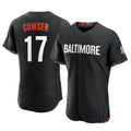 Elroe B.Orioles #17 Colton Cowser Player Black City Connect Limited Elite Home Game Stitched Jerseys