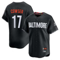 Elroe B.Orioles #17 Colton Cowser Player Black City Connect Limited Home Game Stitched Jerseys