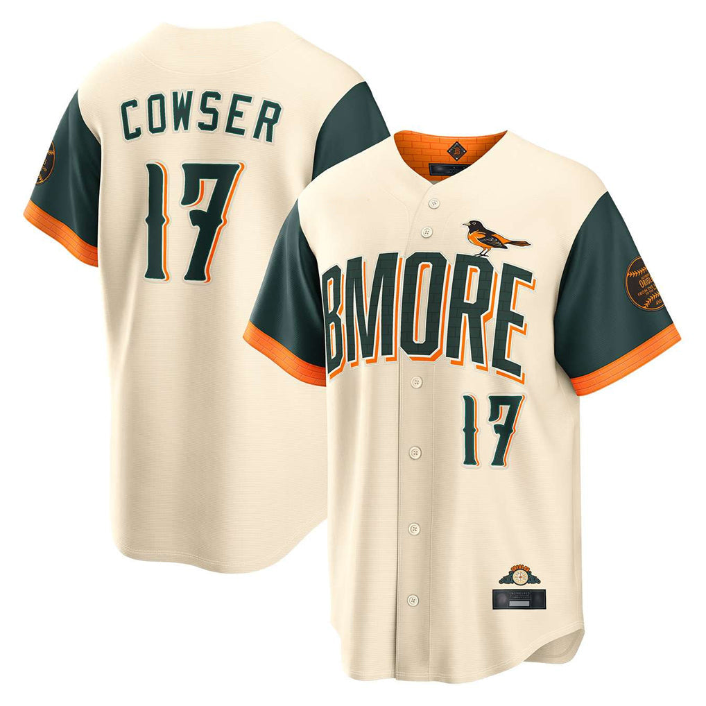 Elroe B.Orioles #17 Colton Cowser Player Cream 2026 City Connect Limited Elite Home Game Stitched Jerseys