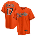 Elroe B.Orioles #17 Colton Cowser Player Orange Home Game Stitched Jerseys