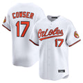 Elroe B.Orioles #17 Colton Cowser Player White Limited Home Game Stitched Jerseys