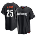 Elroe B.Orioles #25 Pete Alonso Player Black City Connect Home Game Stitched Jerseys