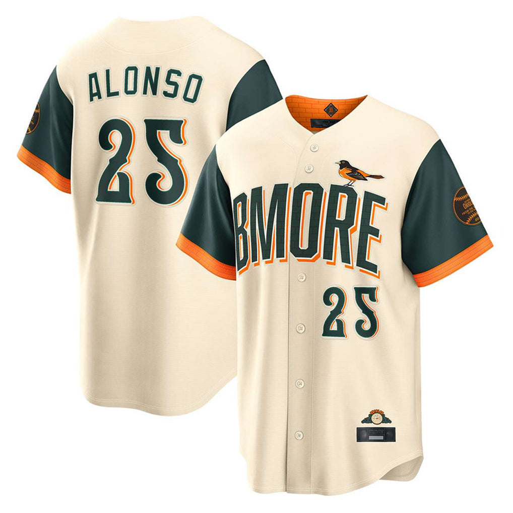 Elroe B.Orioles #25 Pete Alonso Player Cream 2026 City Connect Home Game Stitched Jerseys
