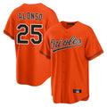 Elroe B.Orioles #25 Pete Alonso Player Orange Home Game Stitched Jerseys