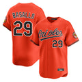 Elroe B.Orioles #29 Samuel Basallo Player Orange Limited Home Game Stitched Jerseys