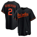 Elroe B.Orioles #2 Gunnar Henderson Player Black Home Game Stitched Jerseys