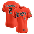 Elroe B.Orioles #2 Gunnar Henderson Player Orange Limited Elite Home Game Stitched Jerseys