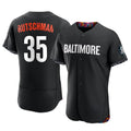 Elroe B.Orioles #35 Adley Rutschman Player Black City Connect Limited Elite Home Game Stitched Jerseys