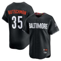 Elroe B.Orioles #35 Adley Rutschman Player Black City Connect Limited Home Game Stitched Jerseys