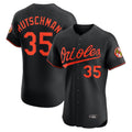 Elroe B.Orioles #35 Adley Rutschman Player Black Limited Elite Home Game Stitched Jerseys