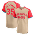 Elroe B.Orioles #35 Adley Rutschman Player Cream American League All-Star Limited Elite Home Game Stitched Jerseys