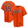 Elroe B.Orioles #35 Adley Rutschman Player Orange Home Game Stitched Jerseys