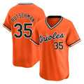 Elroe B.Orioles #35 Adley Rutschman Player Orange T-shirt Limited Home Game Stitched Jerseys