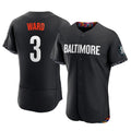 Elroe B.Orioles #3 Taylor Ward Player Black City Connect Limited Elite Home Game Stitched Jerseys