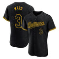 Elroe B.Orioles #3 Taylor Ward Player Black Snake Skin City Limited Elite Home Stitched Jerseys