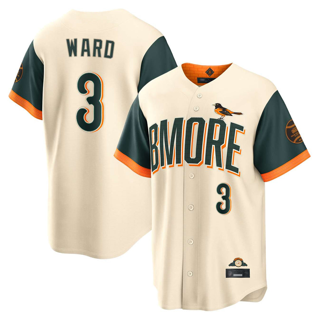 Elroe B.Orioles #3 Taylor Ward Player Cream 2026 City Connect Home Game Stitched Jerseys