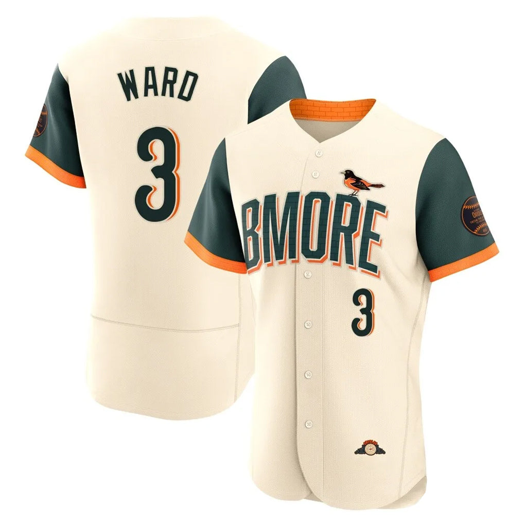 Elroe B.Orioles #3 Taylor Ward Player Cream 2026 City Connect Limited Elite Home Game Stitched Jerseys