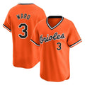 Elroe B.Orioles #3 Taylor Ward Player Orange T-shirt Limited Home Game Stitched Jerseys