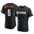 Elroe B.Orioles #6 Ryan Mountcastle Player Black City Connect Limited Elite Home Game Stitched Jerseys
