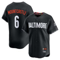 Elroe B.Orioles #6 Ryan Mountcastle Player Black City Connect Limited Home Game Stitched Jerseys