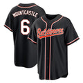 Elroe B.Orioles #6 Ryan Mountcastle Player Black Out Home Game Stitched Jerseys