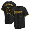 Elroe B.Orioles #6 Ryan Mountcastle Player Black Snake Skin City Home Game Stitched Jerseys