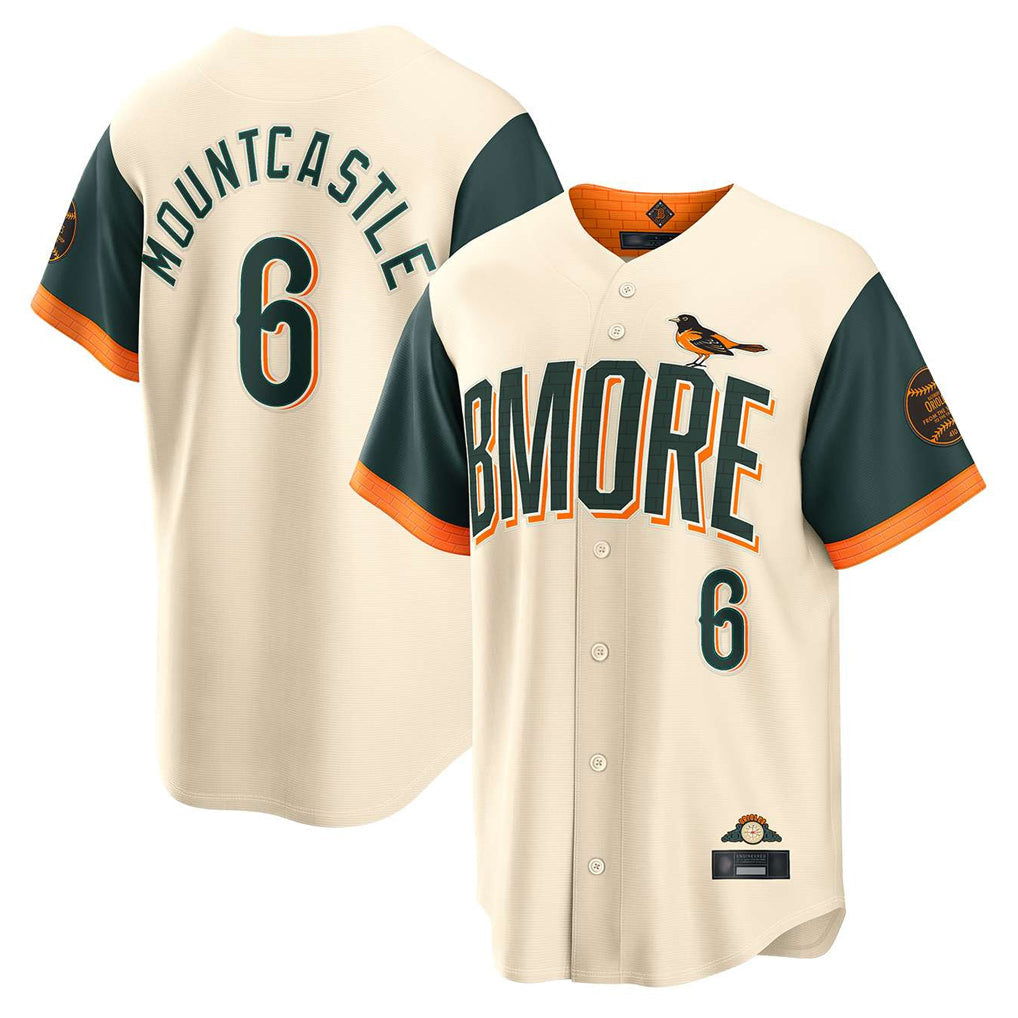 Elroe B.Orioles #6 Ryan Mountcastle Player Cream 2026 City Connect Home Game Stitched Jerseys