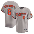 Elroe B.Orioles #6 Ryan Mountcastle Player Gray Limited Home Game Stitched Jerseys