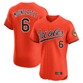 Elroe B.Orioles #6 Ryan Mountcastle Player Orange Limited Elite Home Game Stitched Jerseys