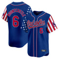 Elroe B.Orioles #6 Ryan Mountcastle Player Royal Independence Day Vapor Premier Limited Home Game Stitched Jerseys