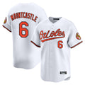 Elroe B.Orioles #6 Ryan Mountcastle Player White Limited Home Game Stitched Jerseys