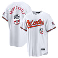 Elroe B.Orioles #6 Ryan Mountcastle Player White USA 250 Fourth of July Home Game Stitched Jerseys