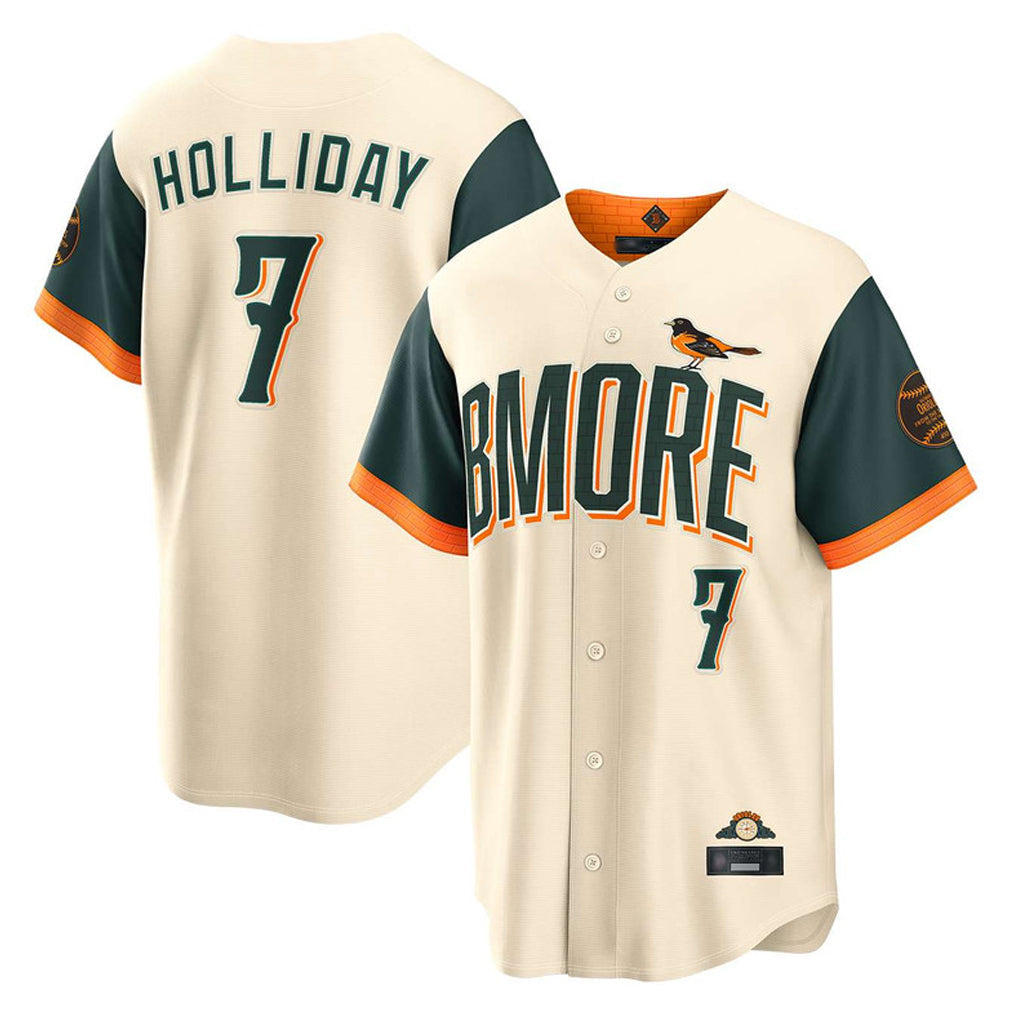 Elroe B.Orioles #7 Jackson Holliday Player Cream 2026 City Connect Home Game Stitched Jerseys
