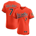 Elroe B.Orioles #7 Jackson Holliday Player Orange Limited Elite Home Game Stitched Jerseys