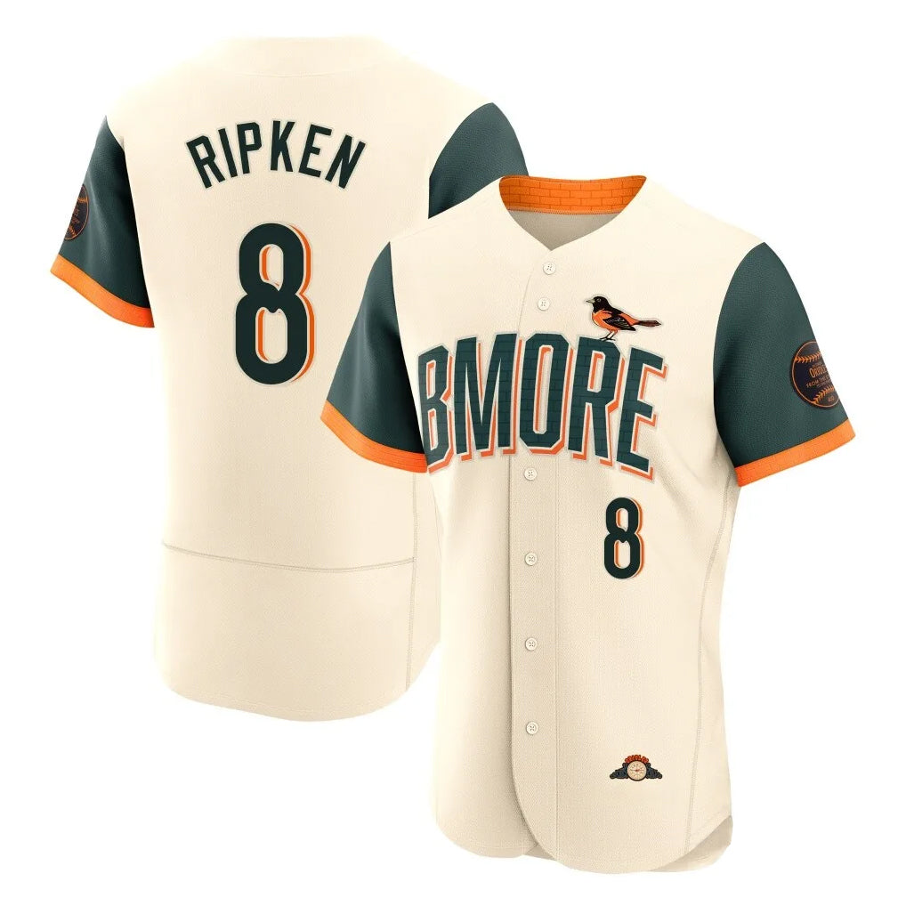 Elroe B.Orioles #8 Cal Ripken Player Cream 2026 City Connect Limited Elite Home Game Stitched Jerseys