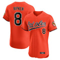 Elroe B.Orioles #8 Cal Ripken Player Orange Limited Elite Home Game Stitched Jerseys