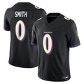 Elroe B.Ravens #0 Roquan Smith Player Black Vapor F.U.S.E. Limited Stitched Jerseys