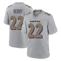 Elroe B.Ravens #22 Derrick Henry Player Gray Replica Limited Stitched Jerseys
