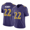 Elroe B.Ravens #22 Derrick Henry Player Purple Limited Home Game Stitched Jerseys